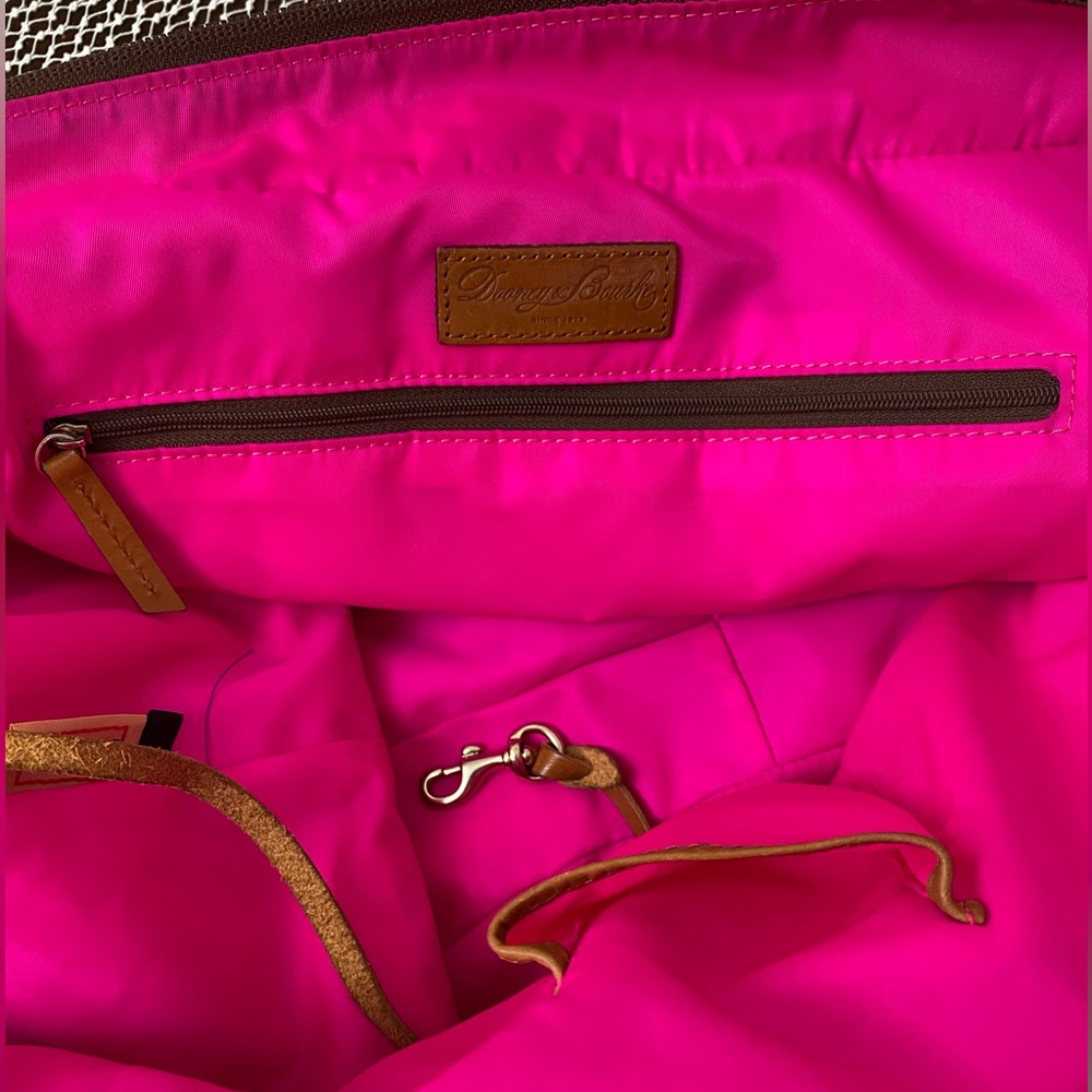 Dooney & Bourke Nylon Medium Purple Valerie Shoulder Bag - Picture 10 of 15